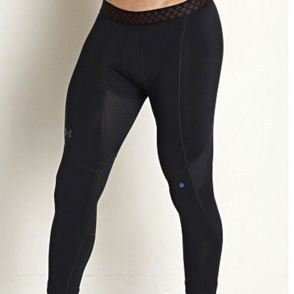 UNDER ARMOUR RUSH SMARTFORM COMPRESSION LEGGINGS BLACK XL $85 MSRP - Picture 1 of 2